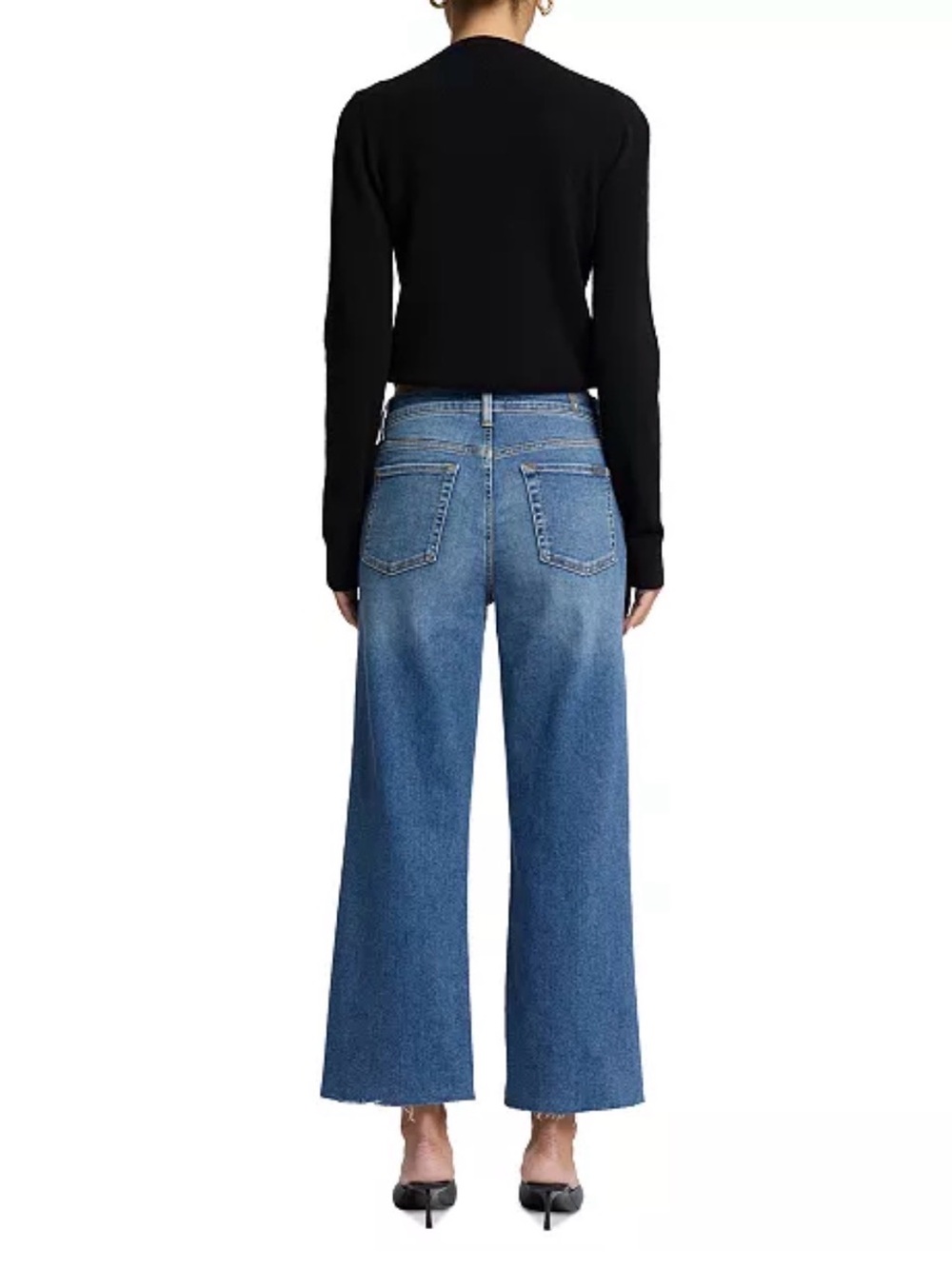 Women’s 7 for all mankind Alexa high rise cropped jeans in high wave size 26